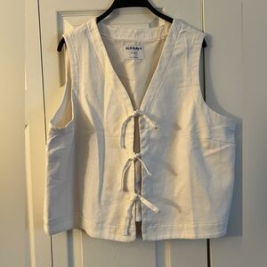 Old Navy tie-up vest